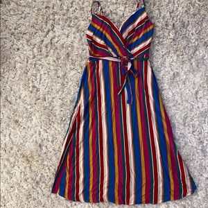 blue Rain midi summer dress